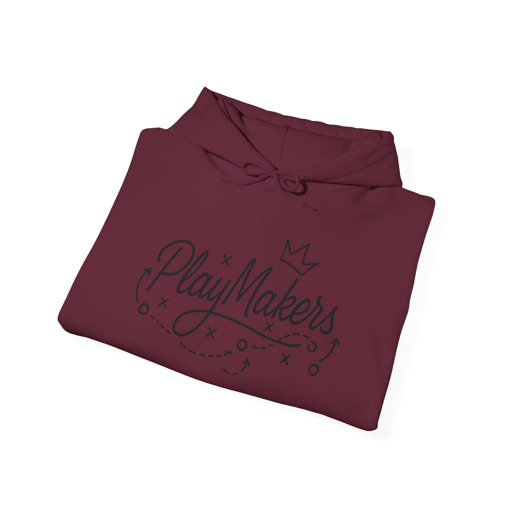 PlayMakers Hoodie — Playmakers Script Logo Pullover for Coaches & Creative Teams