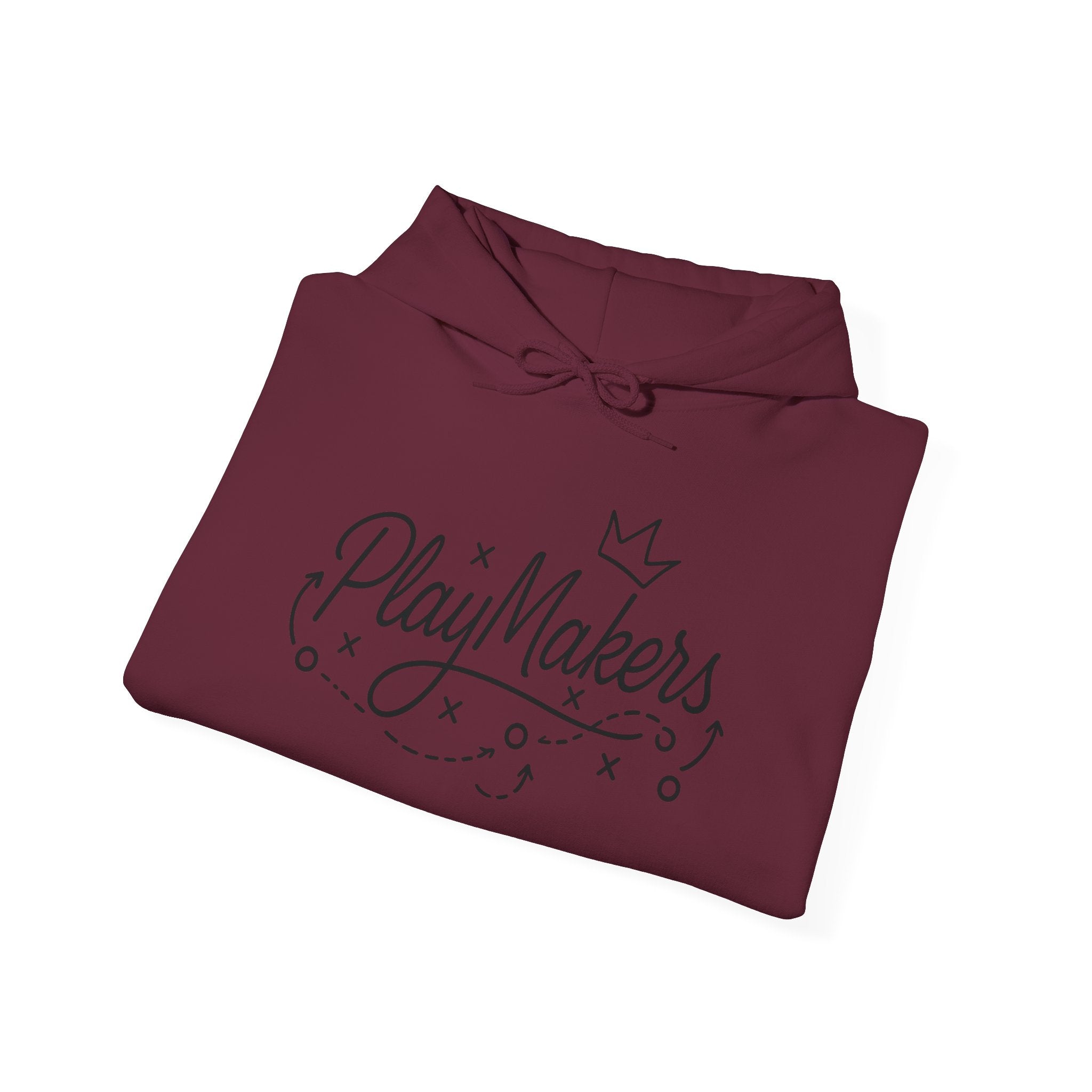 PlayMakers Hoodie — Playmakers Script Logo Pullover for Coaches & Creative Teams