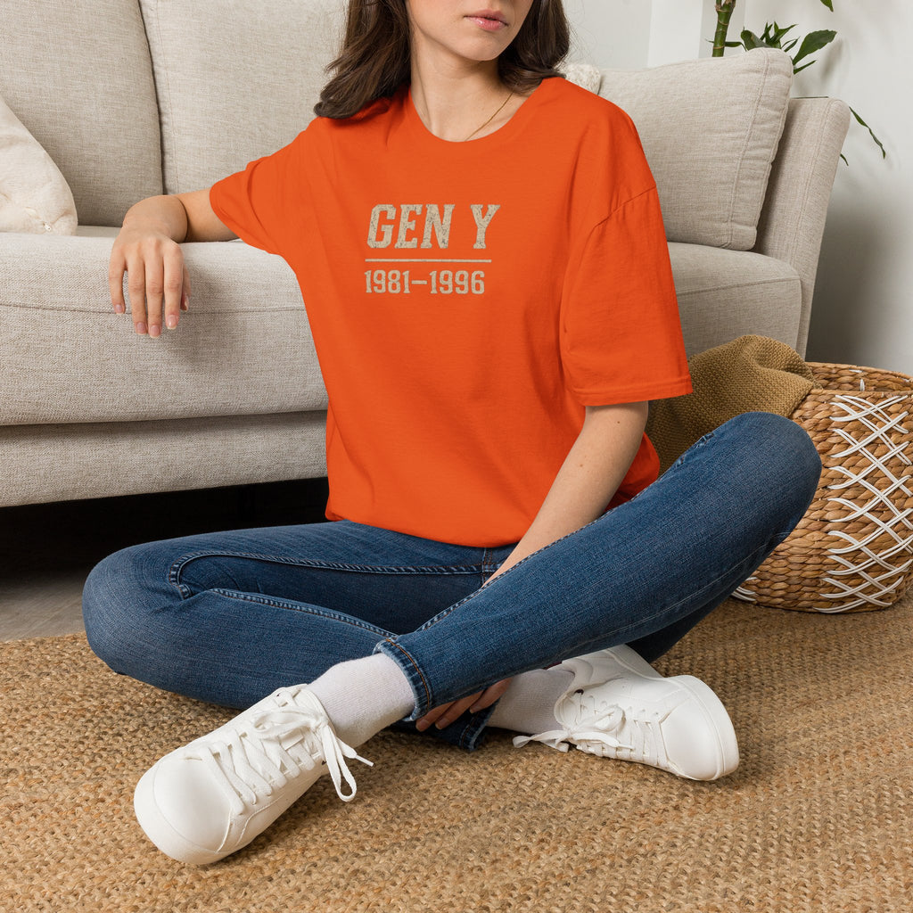 Gen Y 1981–1996 T-Shirt — Retro Millennial Pride Tee