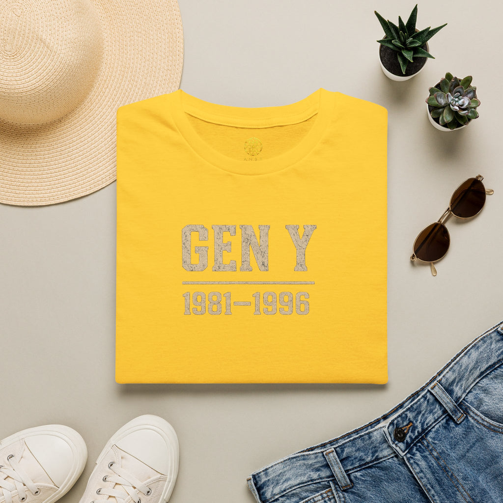 Gen Y 1981–1996 T-Shirt — Retro Millennial Pride Tee