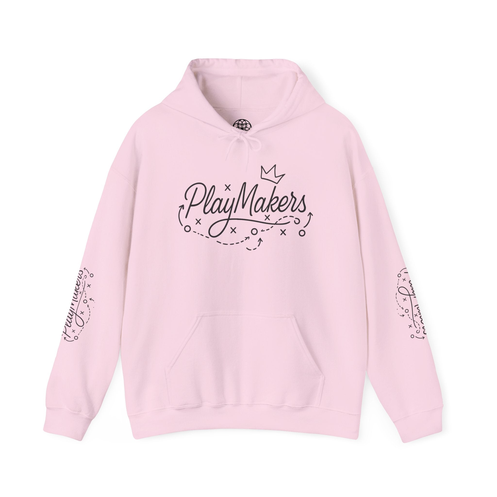 PlayMakers Hoodie — Playmakers Script Logo Pullover for Coaches & Creative Teams