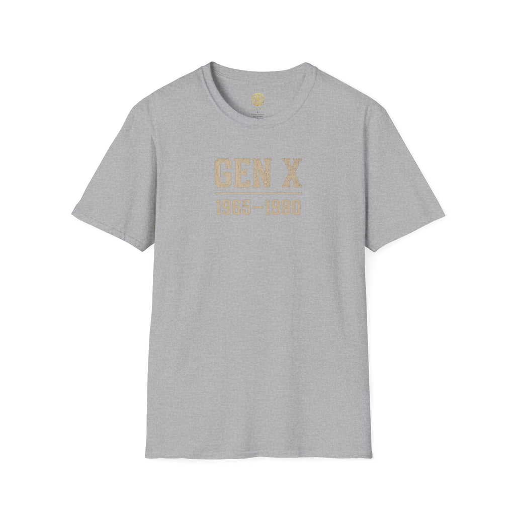 Gen X 1965–1980 T-Shirt — Retro Pride Tee for Generation X