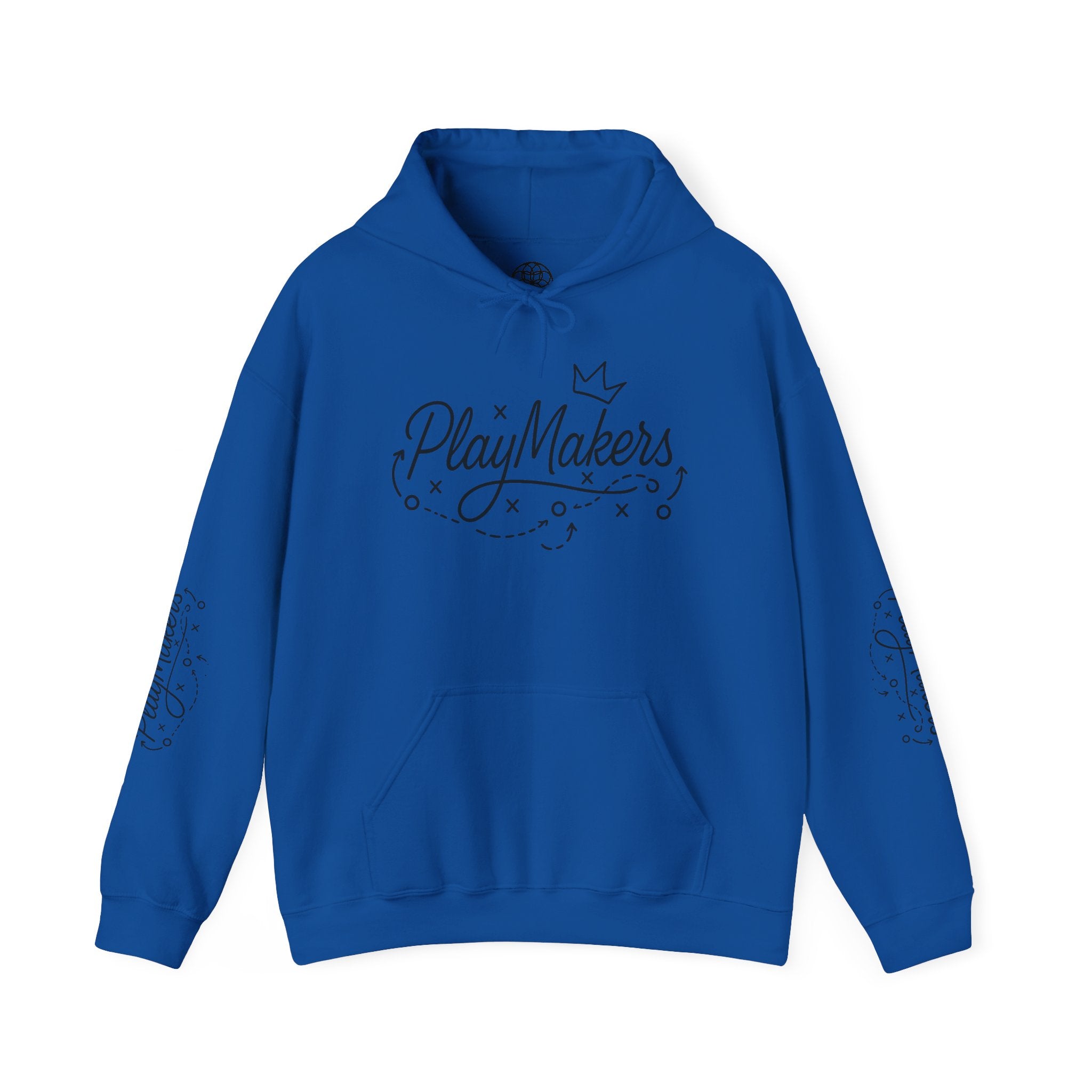 PlayMakers Hoodie — Playmakers Script Logo Pullover for Coaches & Creative Teams