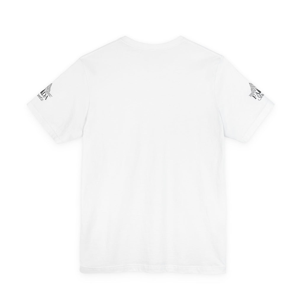 FaDa Streetz Graphic Tee — City Skyline Script Logo T‑Shirt