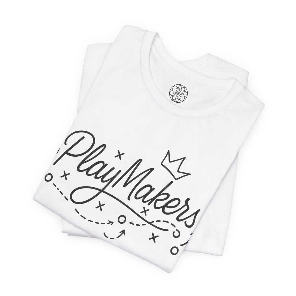 PlayMakers Graphic Tee — Playmaking Sports T-Shirt with Crown Design