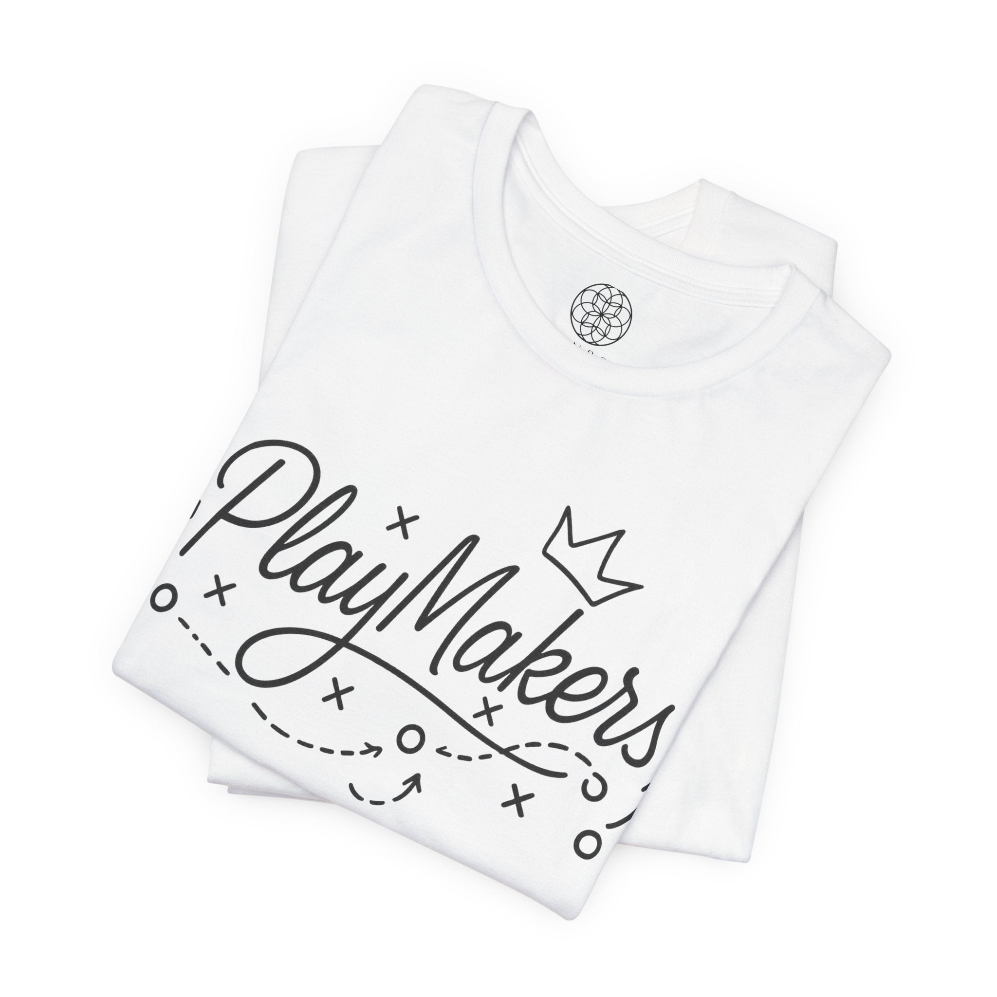 PlayMakers Graphic Tee — Playmaking Sports T-Shirt with Crown Design