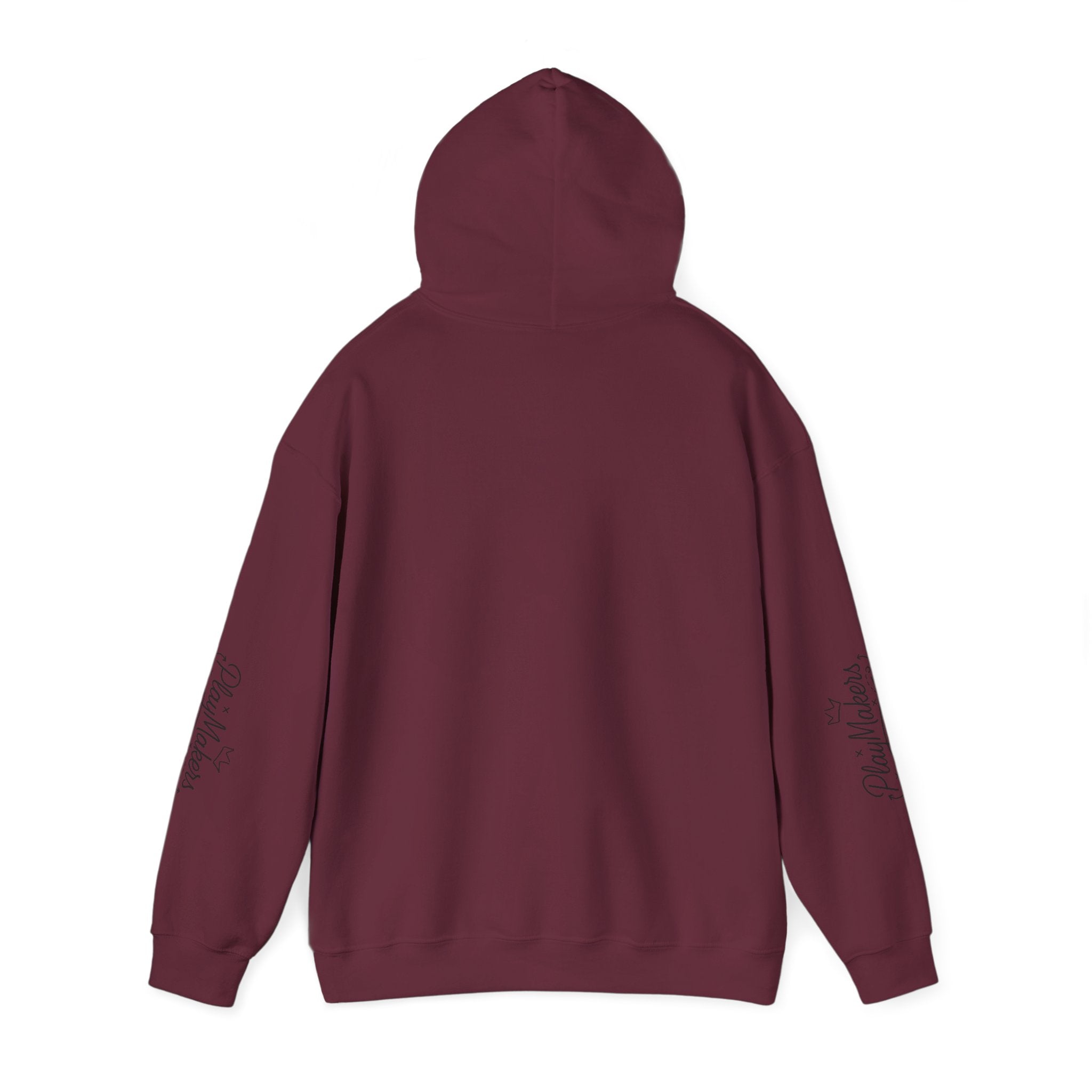 PlayMakers Hoodie — Playmakers Script Logo Pullover for Coaches & Creative Teams
