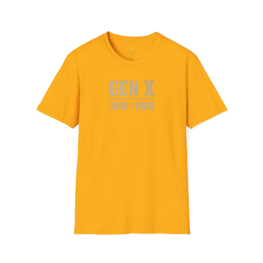 Gen X 1965–1980 T-Shirt — Retro Pride Tee for Generation X