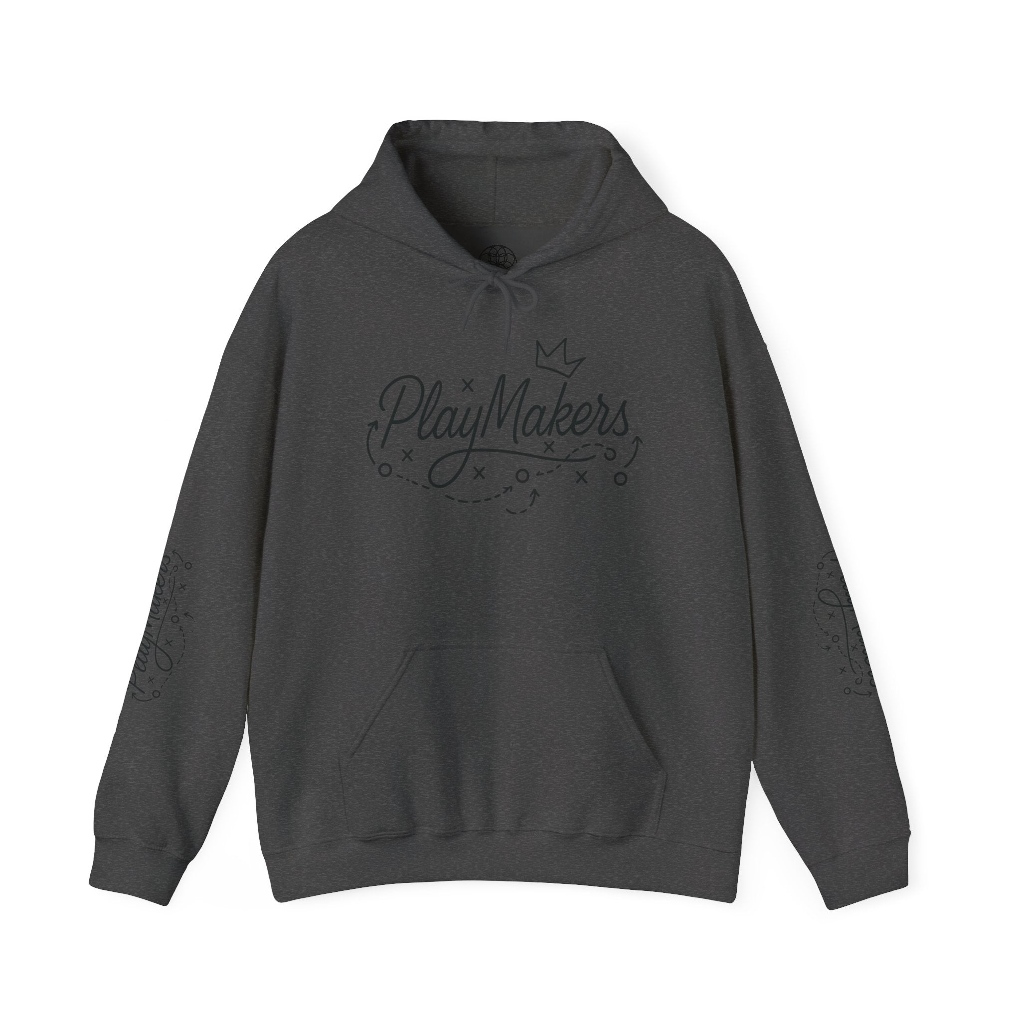 PlayMakers Hoodie — Playmakers Script Logo Pullover for Coaches & Creative Teams