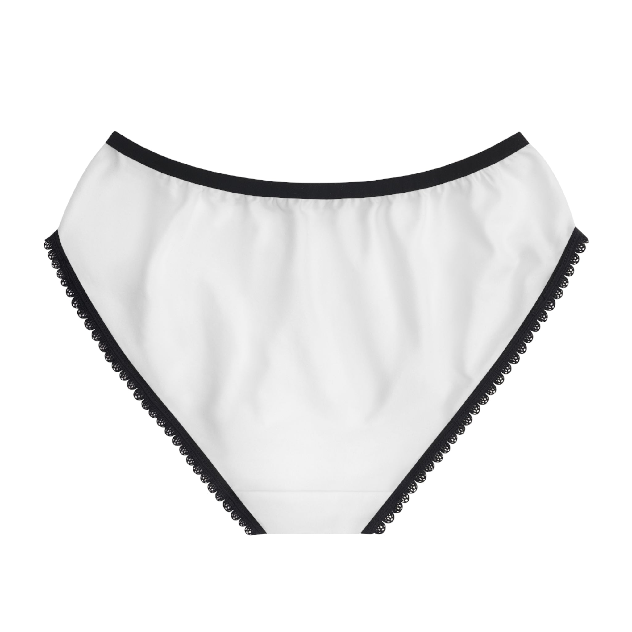 PlayMakers Lace-Trim Women's Briefs — Cozy Branded Cotton-Feel Underwear