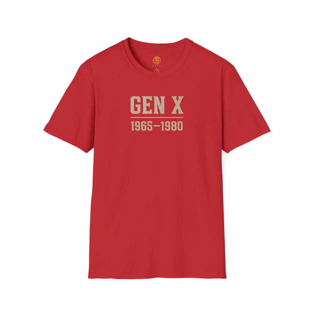 Gen X 1965–1980 T-Shirt — Retro Pride Tee for Generation X