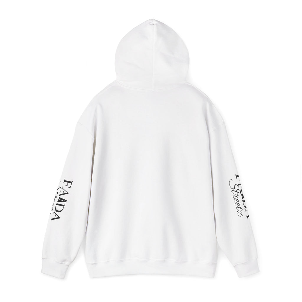 Faada Streetz Hoodie — Minimal Pyramid Logo Hoodie with Sleeve Script