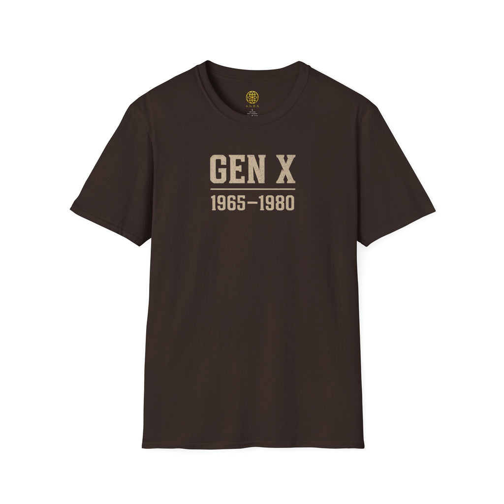 Gen X 1965–1980 T-Shirt — Retro Pride Tee for Generation X