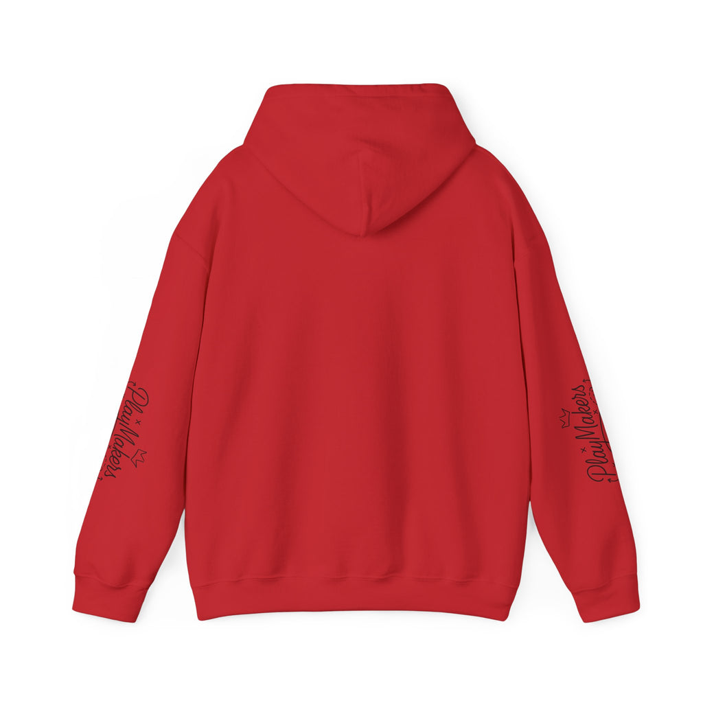 PlayMakers Hoodie — Playmakers Script Logo Pullover for Coaches & Creative Teams