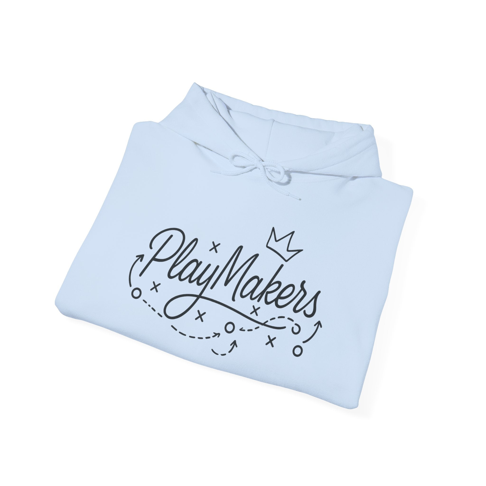 PlayMakers Hoodie — Playmakers Script Logo Pullover for Coaches & Creative Teams