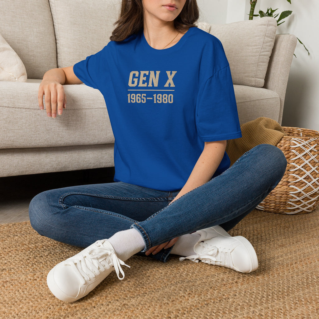 Gen X 1965–1980 T-Shirt — Retro Pride Tee for Generation X